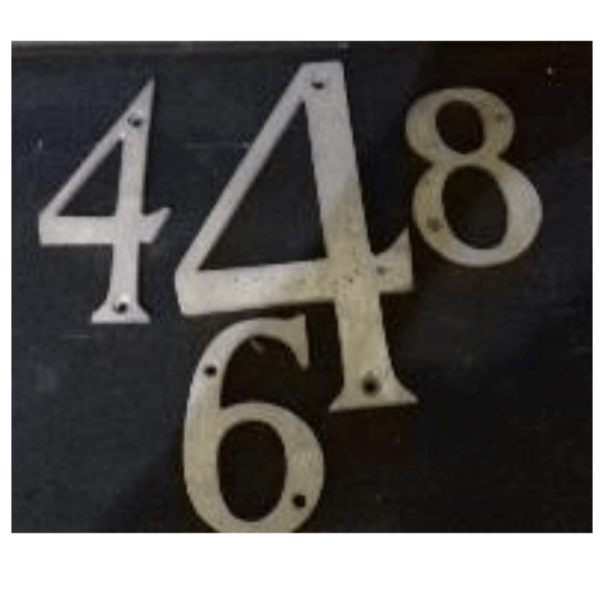 Aluminum Nomenclature for House - 11.5 cm